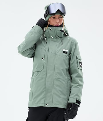 Dope Adept W Snowboardjacke Damen Faded Green