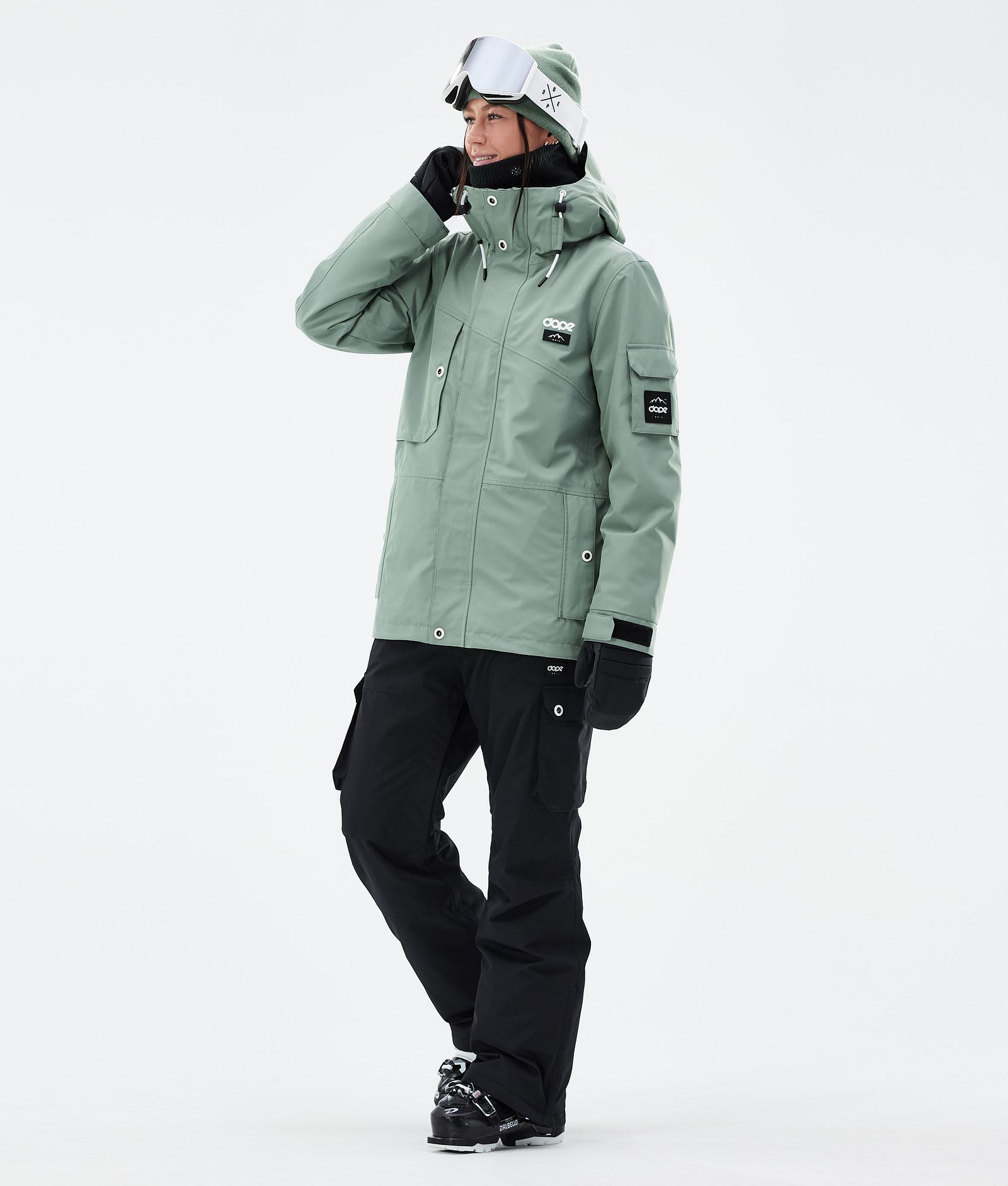 Dope Adept W Skijacke Damen Faded Green, Bild 2 von 9