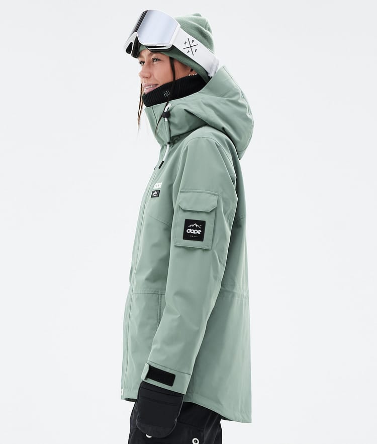 Dope Adept W Skijacke Damen Faded Green, Bild 5 von 9