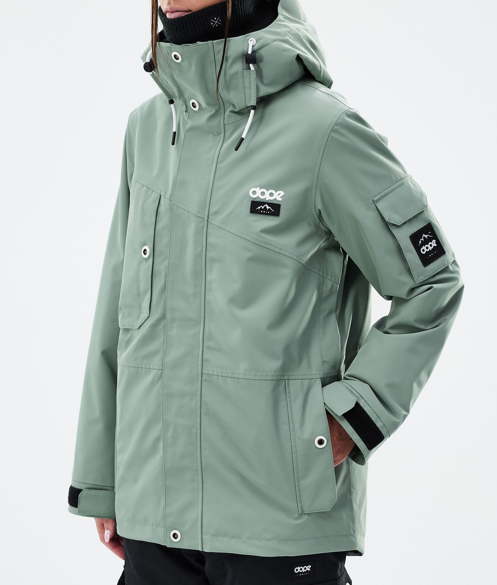 Dope Adept W Skijacke Damen Faded Green, Bild 7 von 9