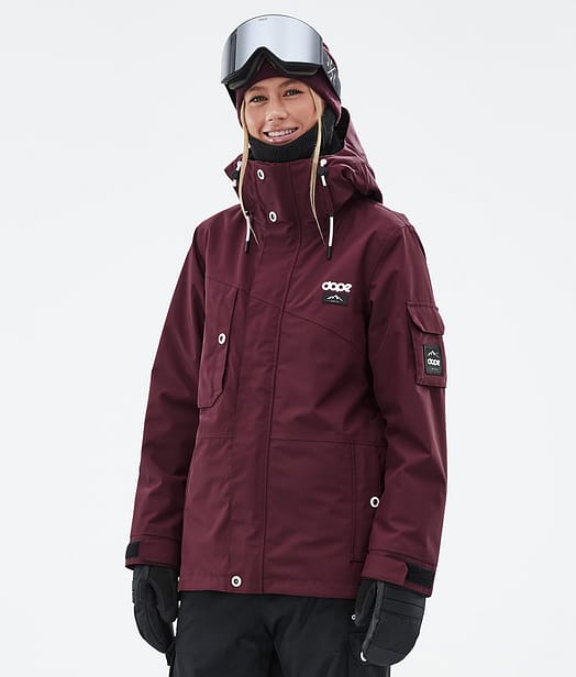 Dope Adept W Snowboardjacke Damen Burgundy