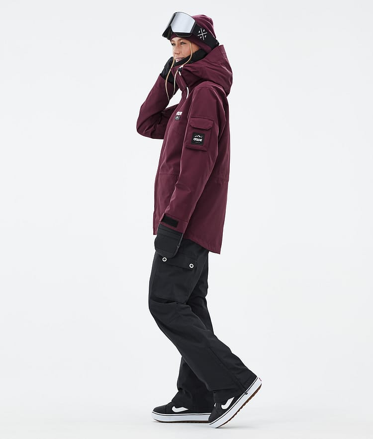 Dope Adept W Snowboardjacke Damen Burgundy, Bild 4 von 10