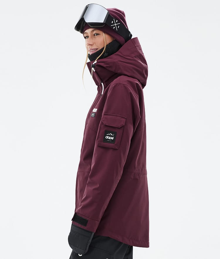 Dope Adept W Snowboardjacke Damen Burgundy, Bild 6 von 10