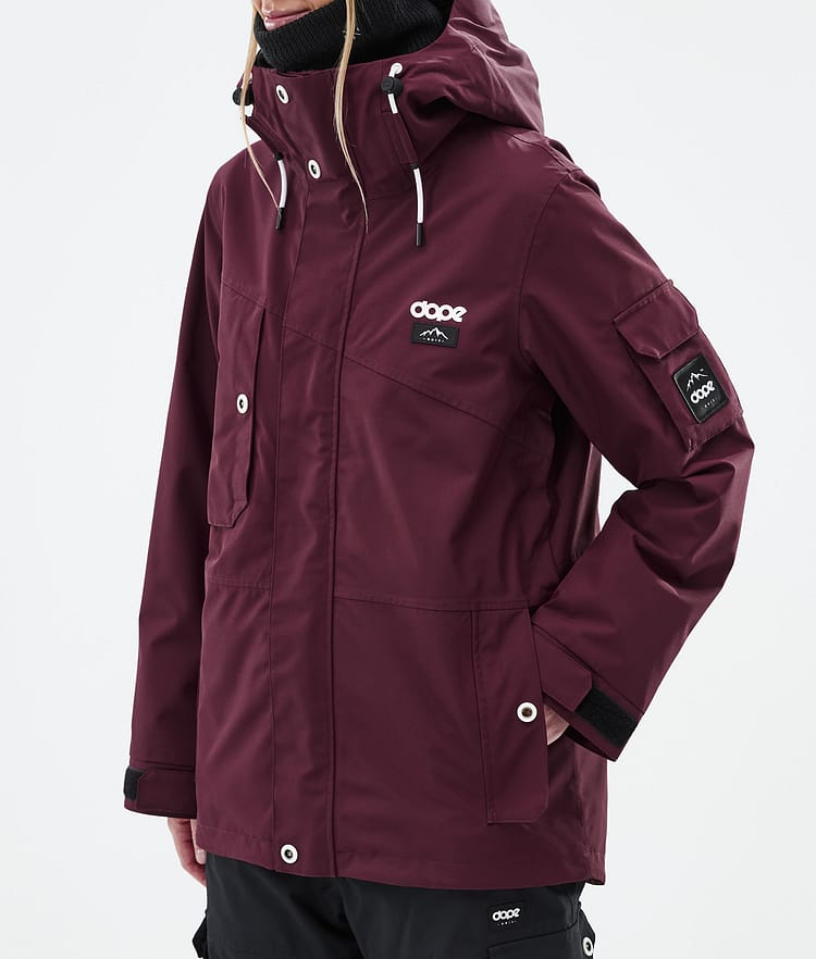 Dope Adept W Skijacke Damen Burgundy, Bild 8 von 10