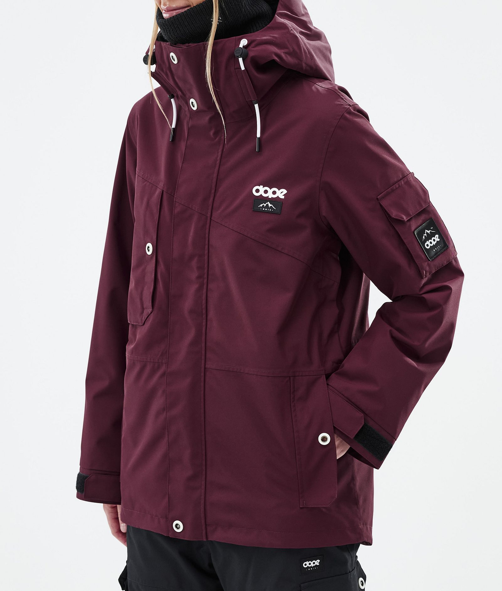 Dope Adept W Snowboardjacke Damen Burgundy, Bild 8 von 10