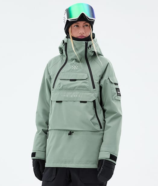 Dope Akin W Snowboardjacke Damen Faded Green