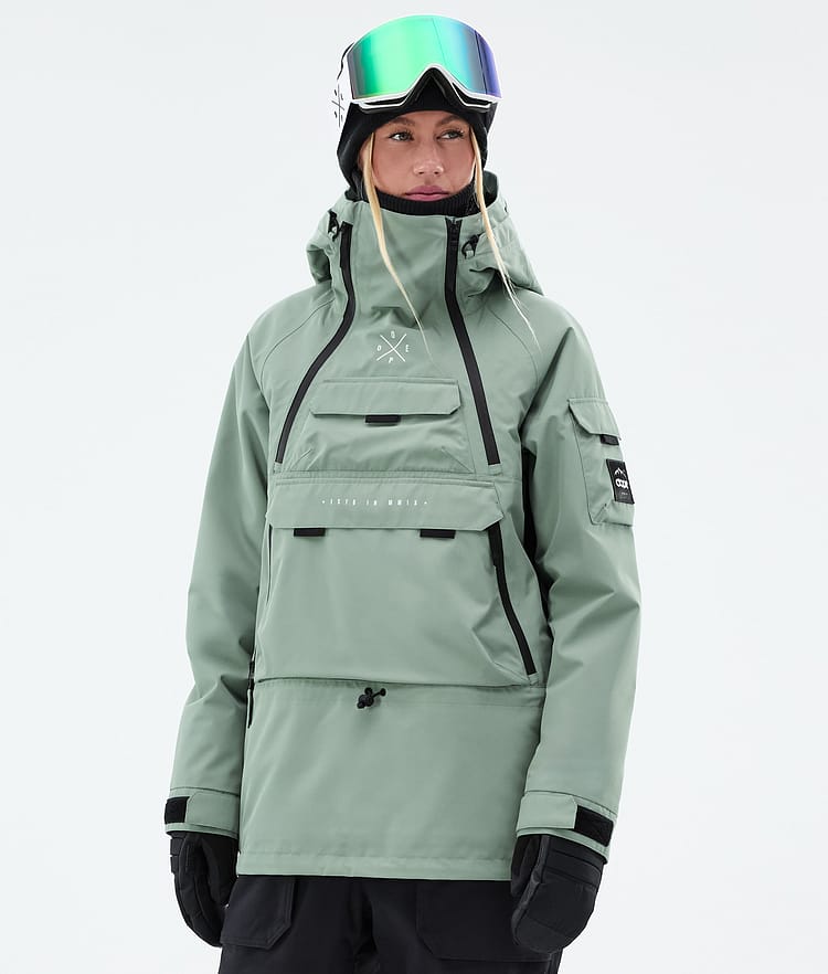 Dope Akin W Snowboardjacke Damen Faded Green, Bild 1 von 9