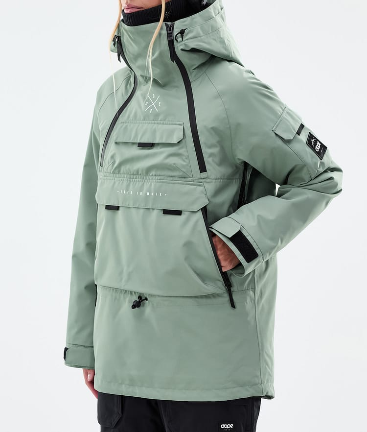 Dope Akin W Snowboardjacke Damen Faded Green, Bild 7 von 9