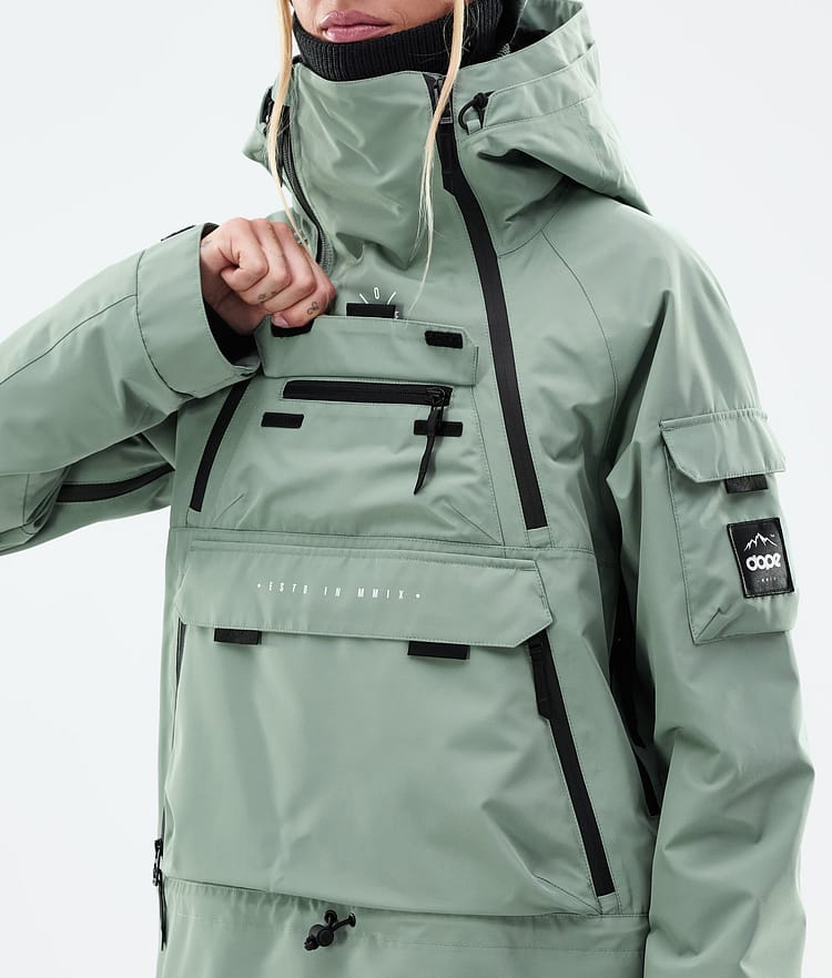Dope Akin W Snowboardjacke Damen Faded Green, Bild 9 von 9