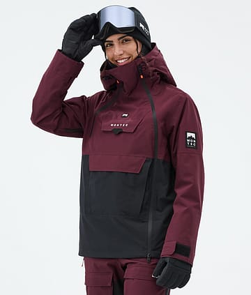 Montec Doom W Snowboardjacke Damen Burgundy/Black