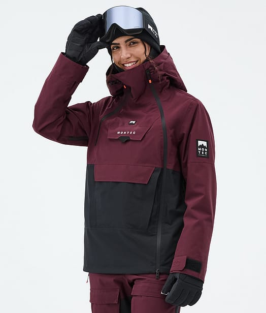 Montec Doom W Snowboardjacke Damen Burgundy/Black