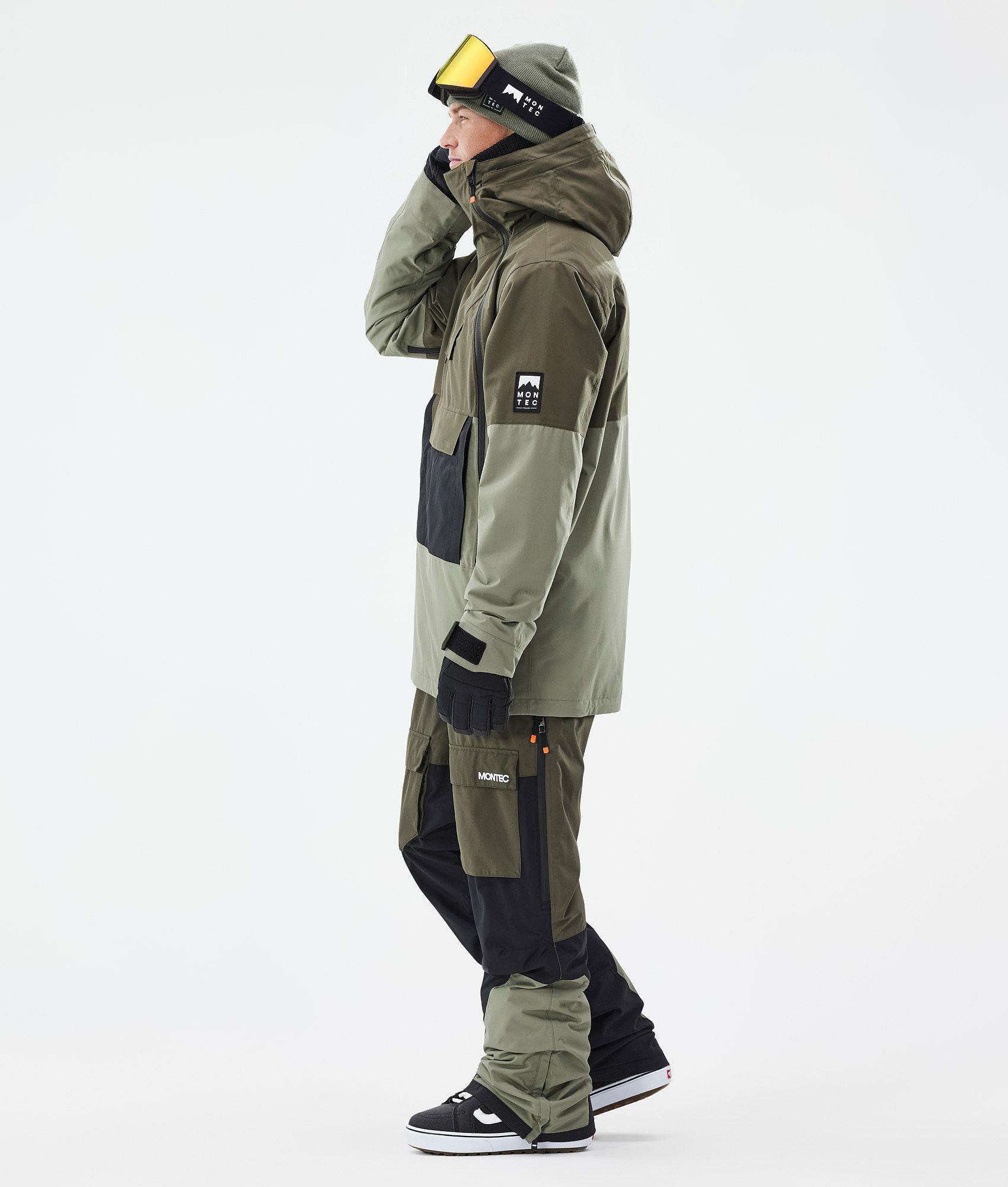 Montec Doom Snowboardjacke Herren Olive Green Black Greenish