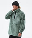 Dope Pile 2022 Fleecepullover Herren Faded Green