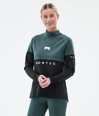 Montec Alpha W Funktionsshirt Damen Dark Atlantic/Black