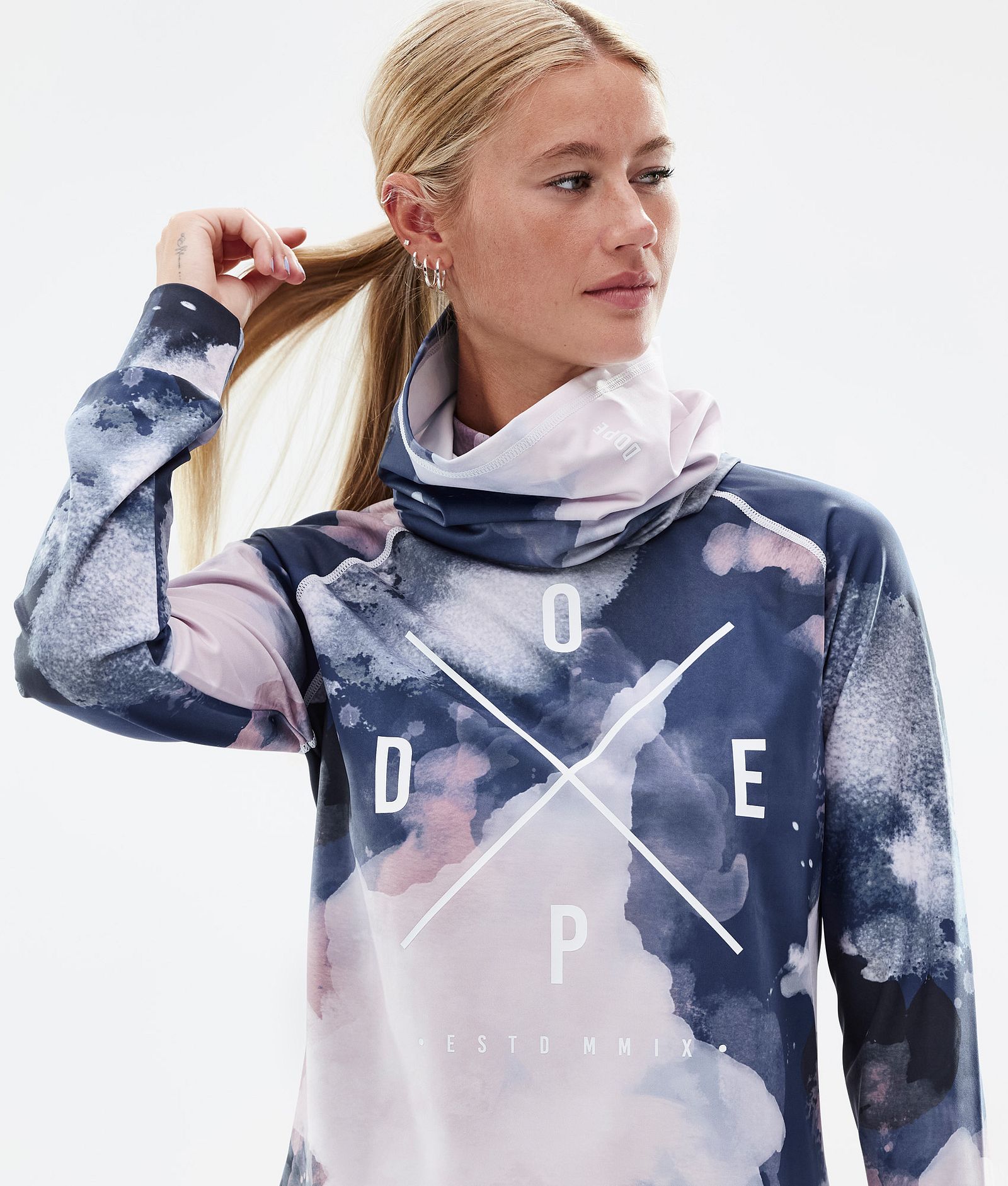 Dope Snuggle W 2022 Damen - Cumulus Blau 2X-Up Funktionsshirt