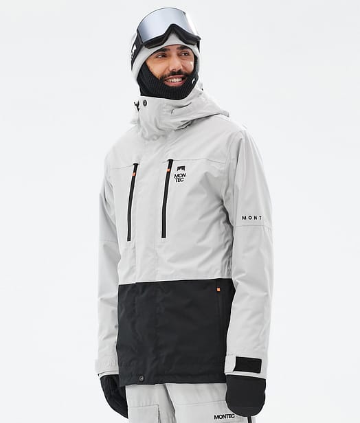 Montec Fawk Snowboardjacke Herren Light Grey/Black