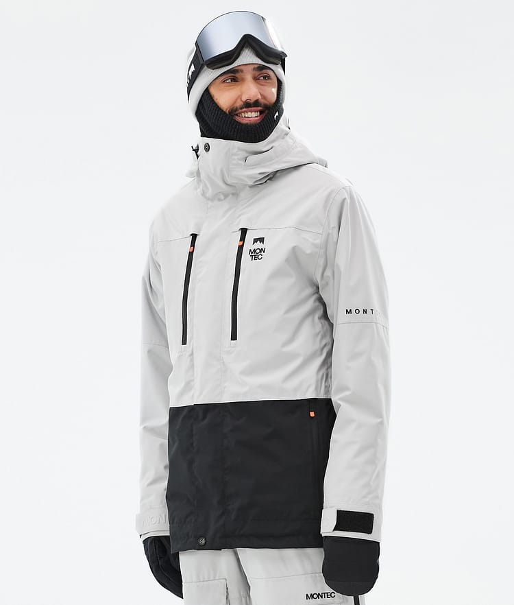 Montec Fawk Snowboardjacke Herren Light Grey/Black, Bild 1 von 10