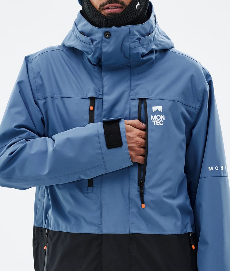 Montec Fawk Snowboardjacke Herren Blue Steel/Black, Bild 9 von 10