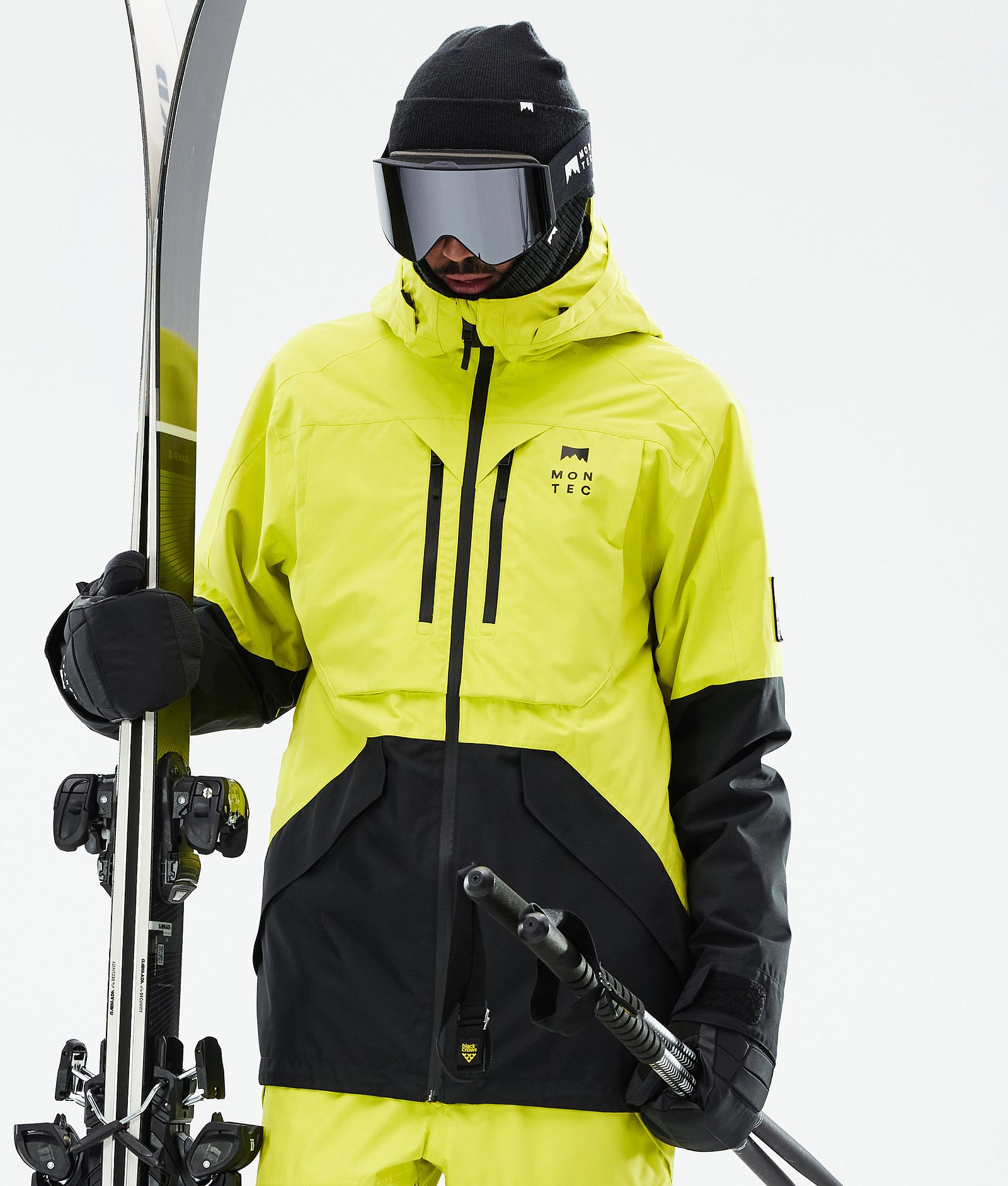 Montec Arch Skijacke Herren Bright Yellow/Black, Bild 1 von 10