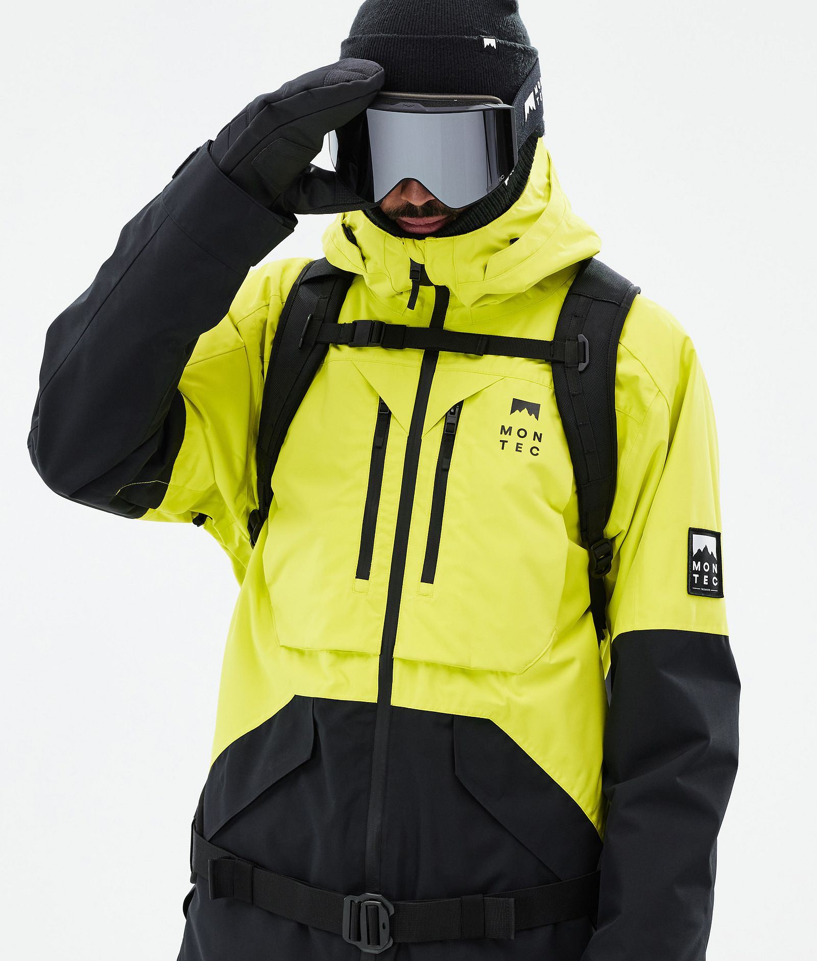 Montec Arch Skijacke Herren Bright Yellow/Black, Bild 2 von 10