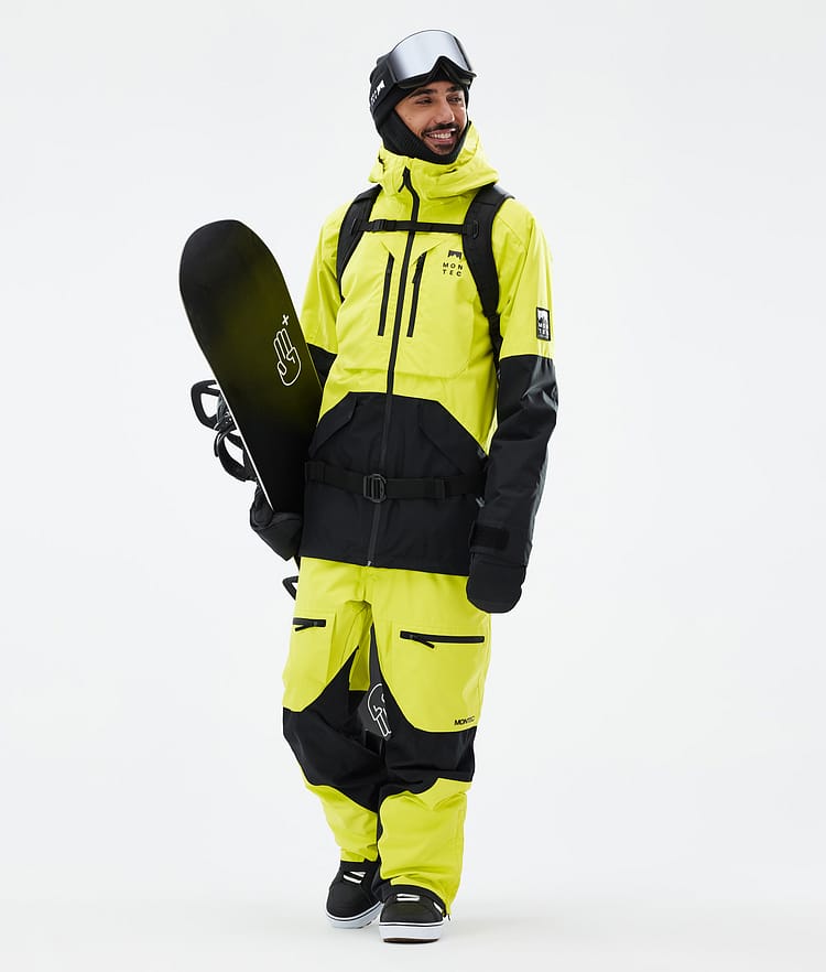 Montec Arch Snowboardjacke Herren Bright Yellow/Black, Bild 3 von 10