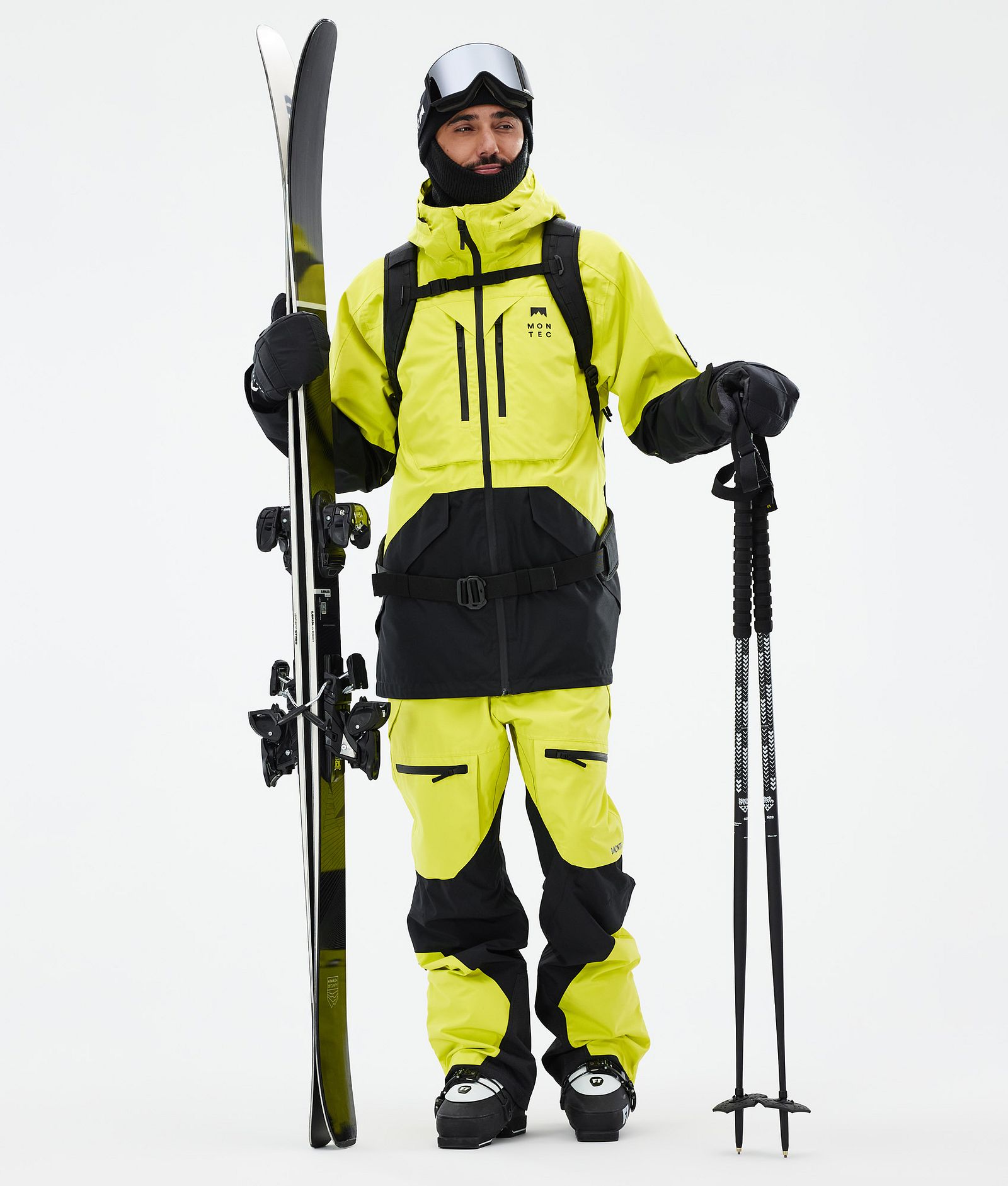 Montec Arch Skijacke Herren Bright Yellow/Black, Bild 3 von 10