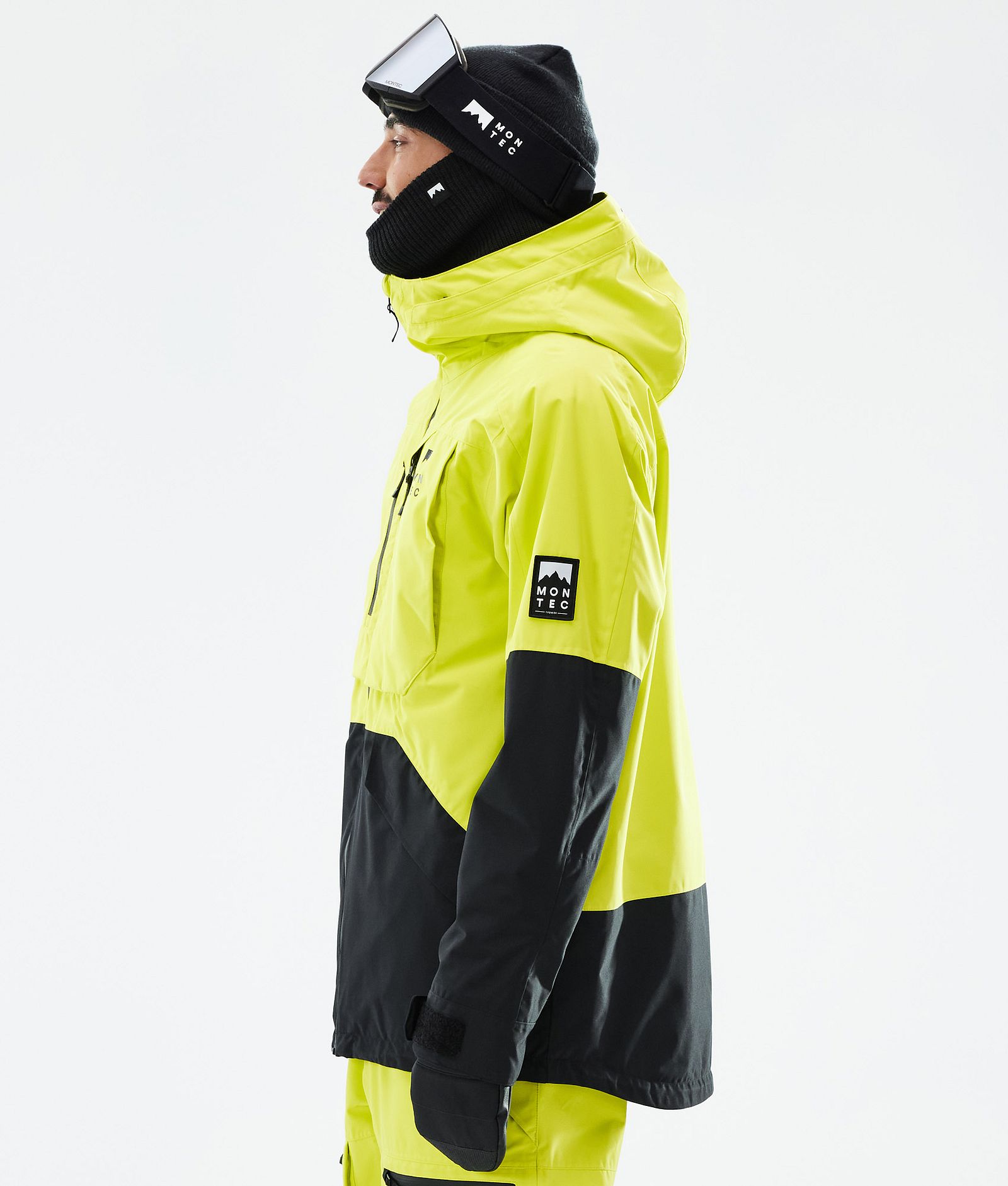 Montec Arch Skijacke Herren Bright Yellow/Black, Bild 6 von 10