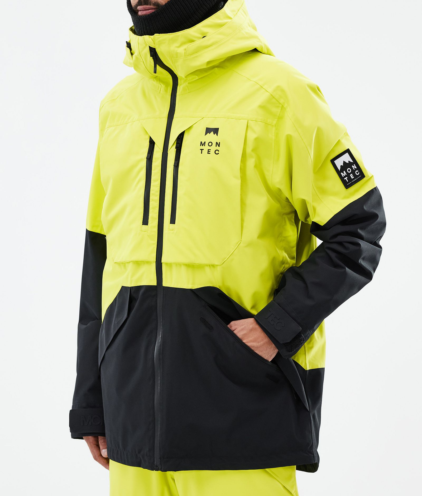 Montec Arch Skijacke Herren Bright Yellow/Black, Bild 8 von 10