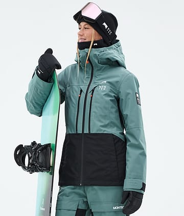 Montec Moss W Snowboardjacke Damen Atlantic/Black