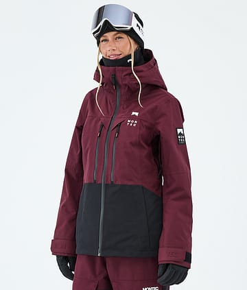 Montec Moss W Snowboardjacke Burgundy/Black