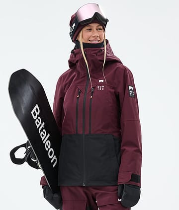 Montec Moss W Snowboardjacke Damen Burgundy/Black