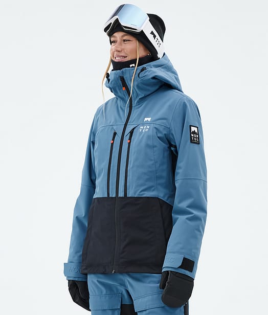 Montec Moss W Snowboardjacke Damen Blue Steel/Black