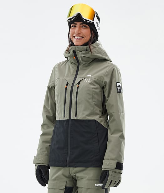 Montec Moss W Skijacke Damen Greenish/Black