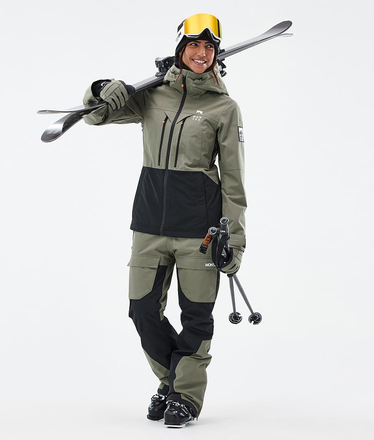 Montec Moss W Skijacke Damen Greenish/Black, Bild 3 von 10