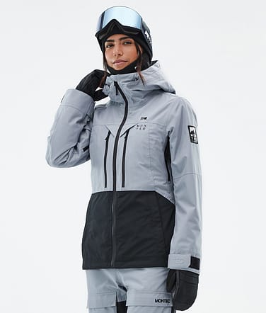 Montec Moss W Skijacke Damen Soft Blue/Black