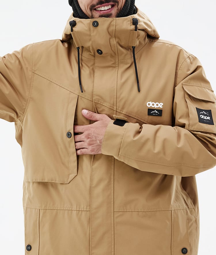 Dope Adept Snowboardjacke Herren Gold, Bild 9 von 10