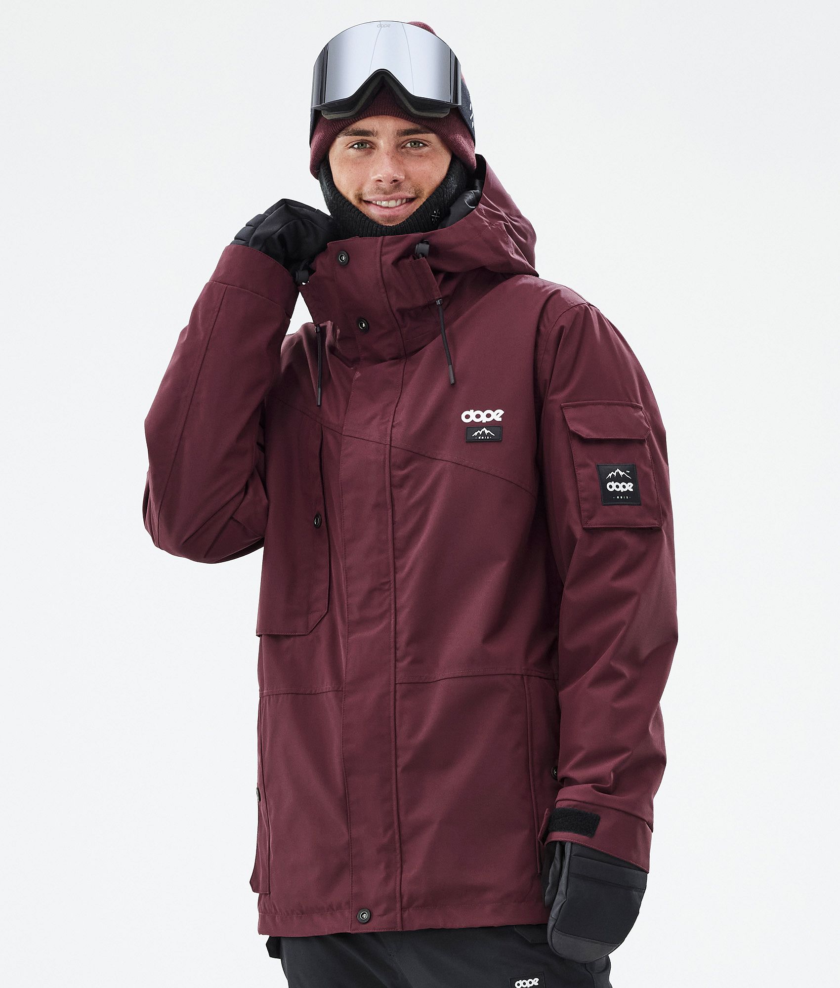 Dope Adept Skijacke Herren Don Burgundy Bordeaux Ridestore