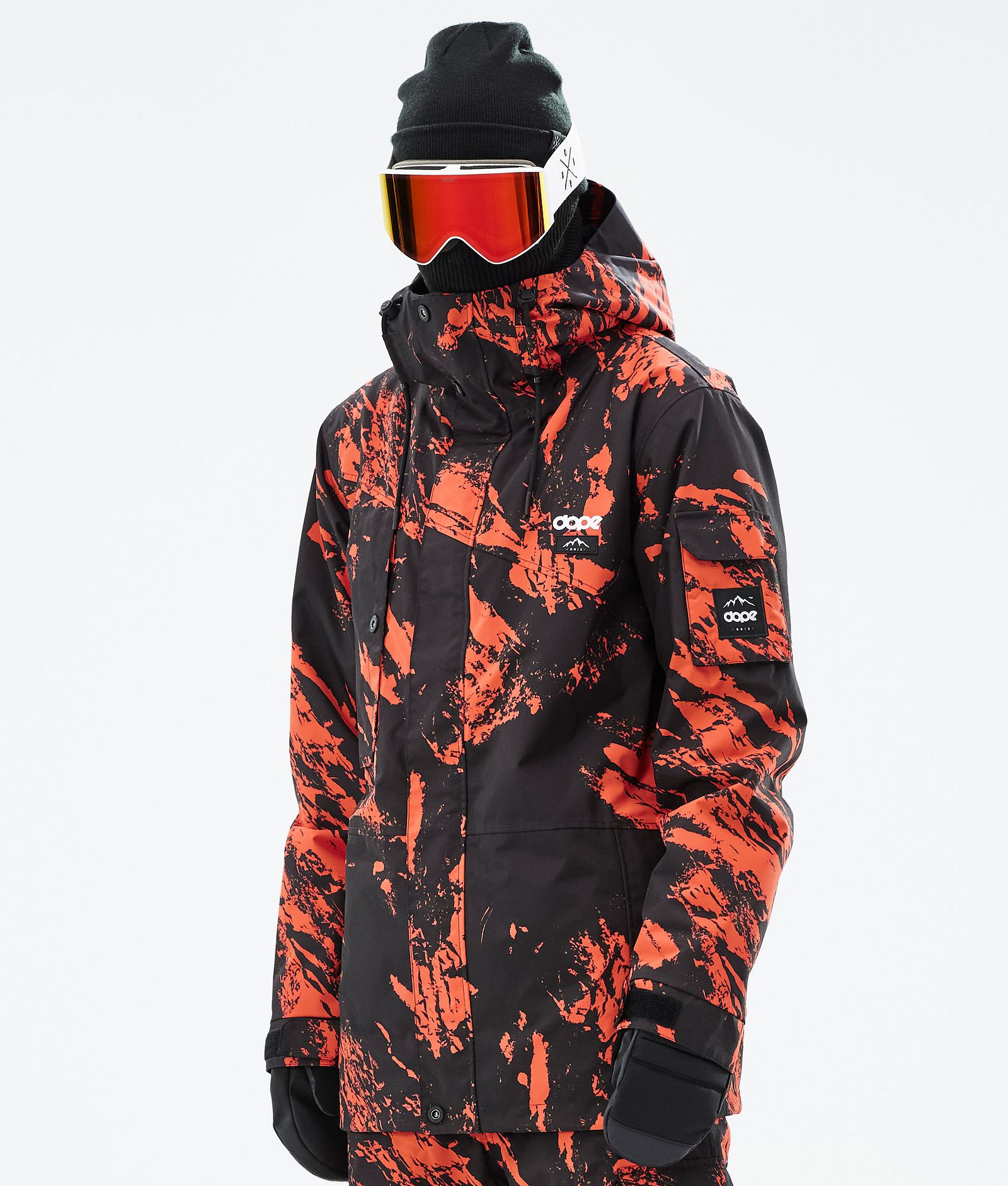 Dope Adept Skijacke Herren Paint Orange, Bild 1 von 10