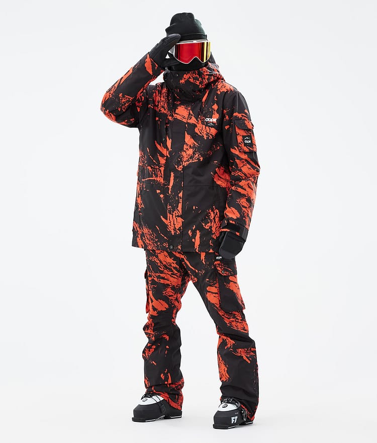 Dope Adept Skijacke Herren Paint Orange, Bild 3 von 10