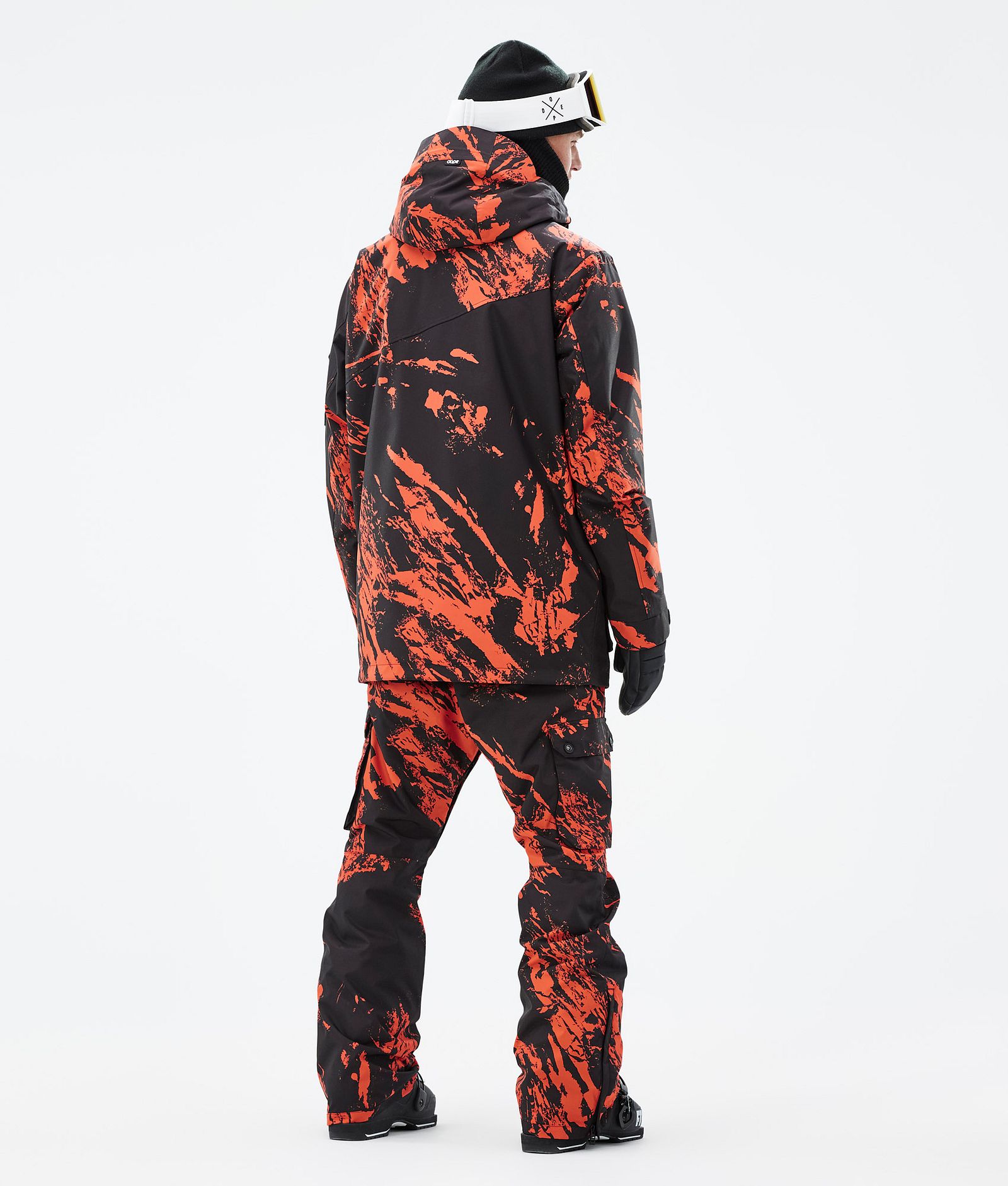 Dope Adept Skijacke Herren Paint Orange, Bild 5 von 10