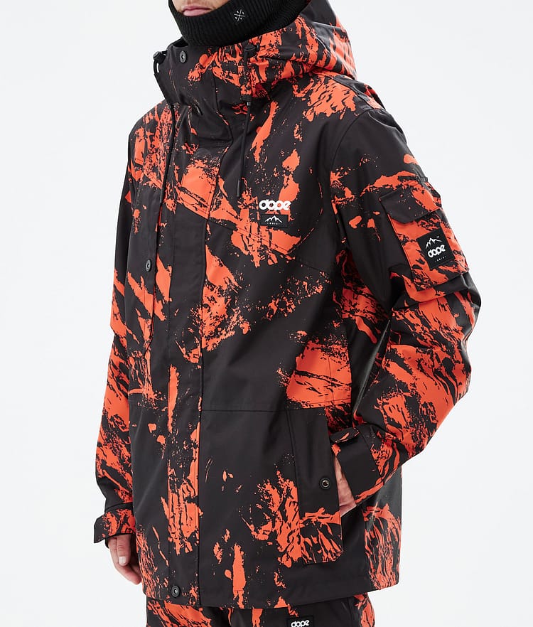 Dope Adept Snowboardjacke Herren Paint Orange, Bild 8 von 10