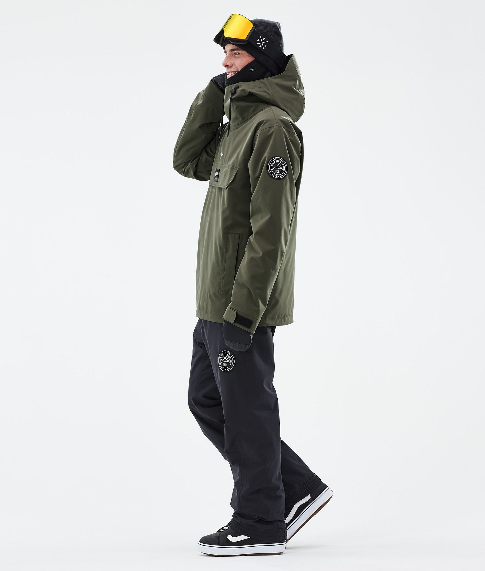 Dope Blizzard Snowboardjacke Herren Olive Green, Bild 3 von 8