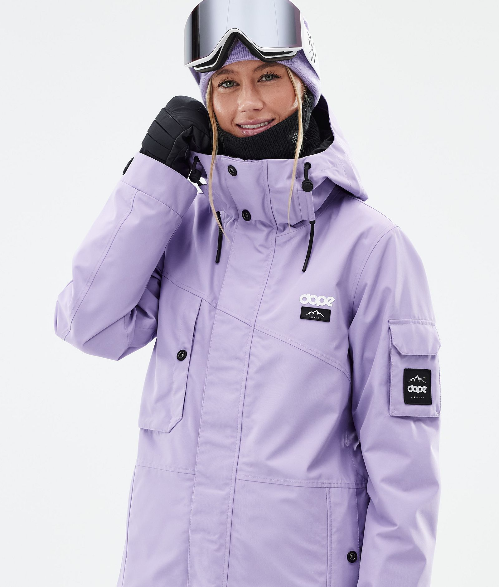 Dope Adept W Skijacke Damen Faded Violet, Bild 2 von 10