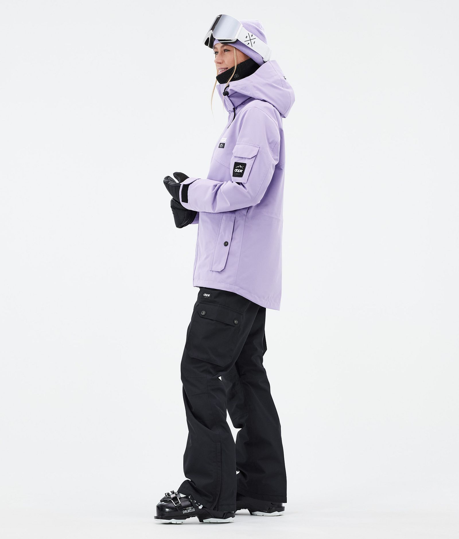 Dope Adept W Skijacke Damen Faded Violet, Bild 4 von 10