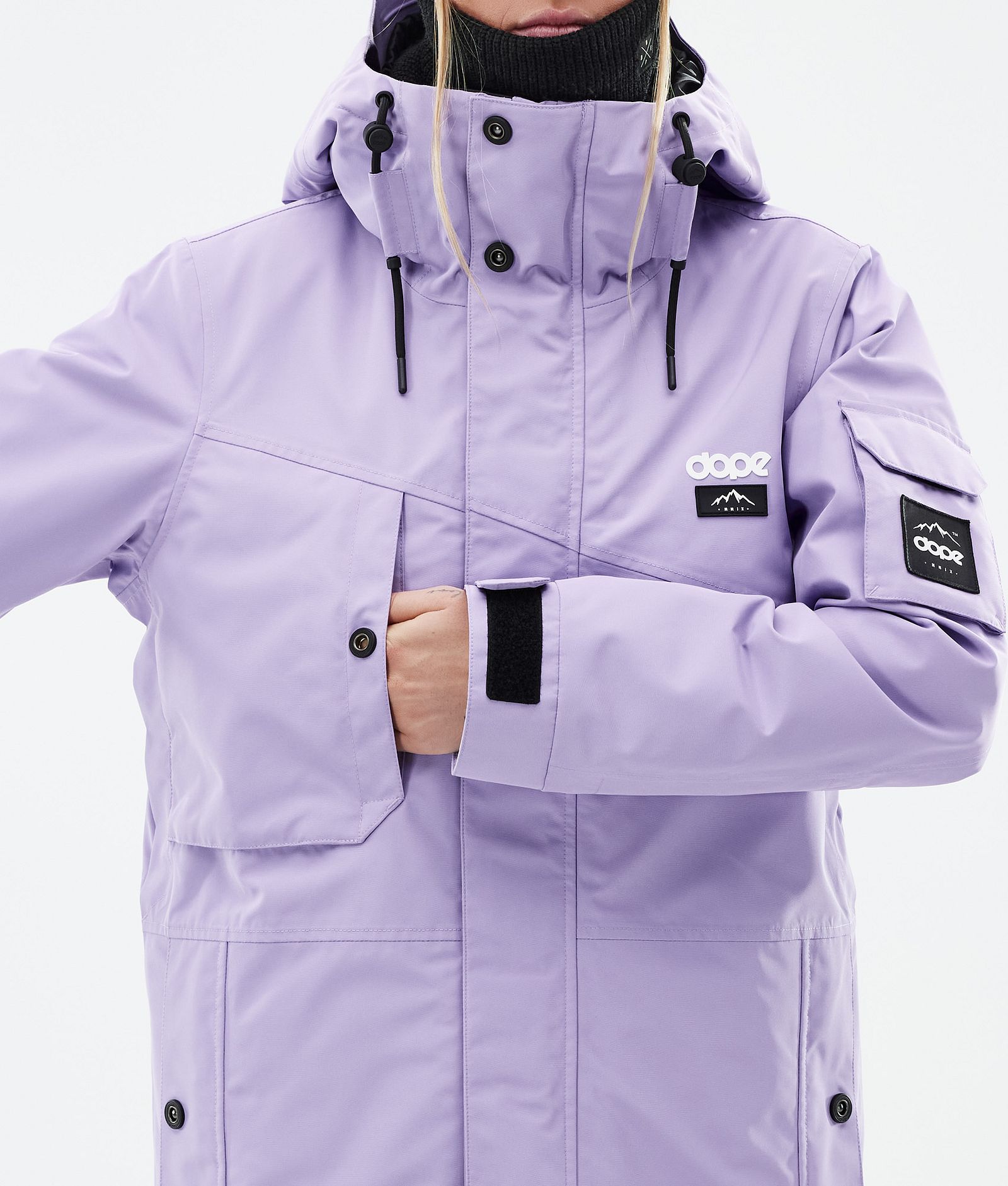 Dope Adept W Skijacke Damen Faded Violet, Bild 9 von 10