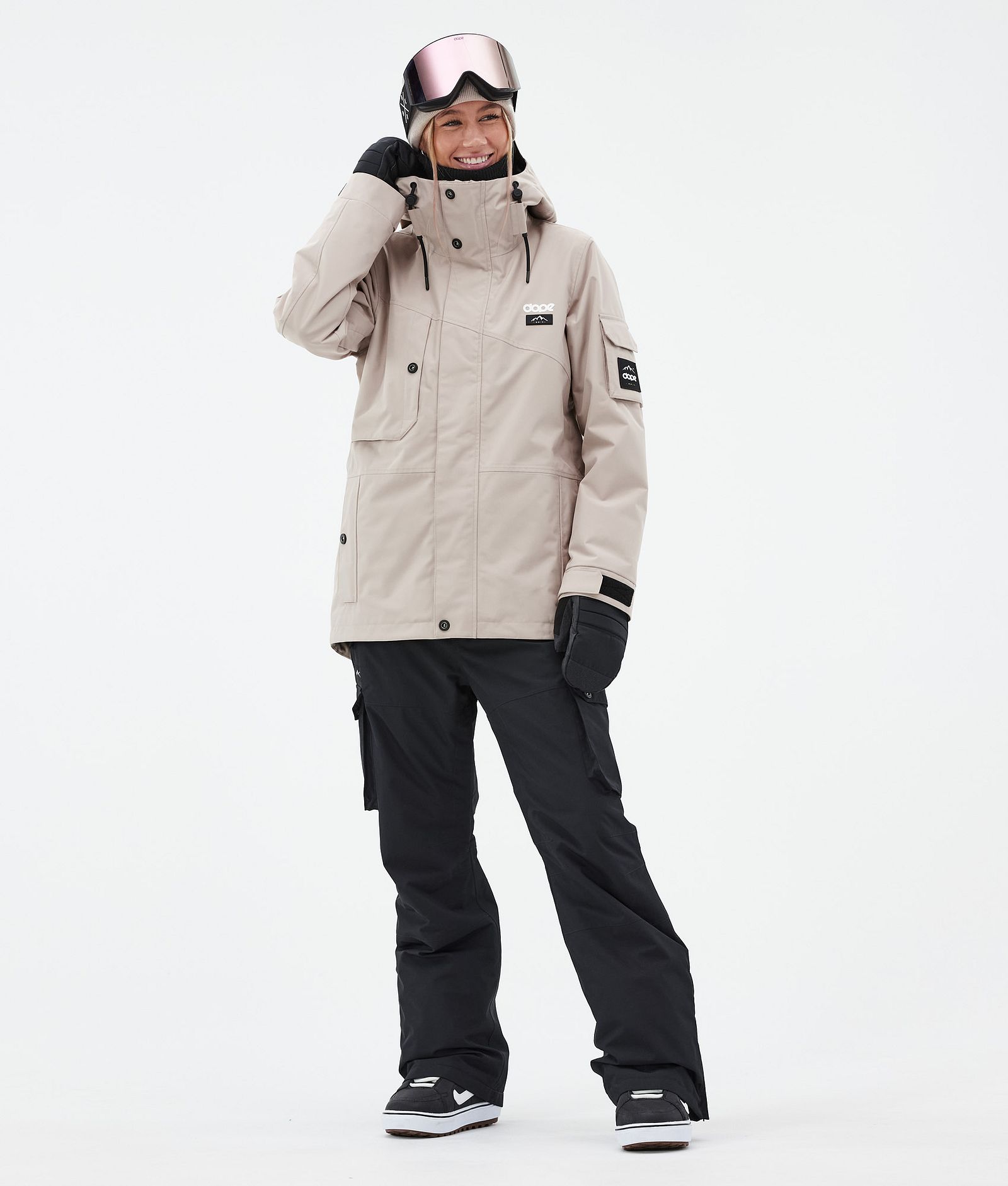 Dope Adept W Snowboardjacke Damen Sand, Bild 3 von 10