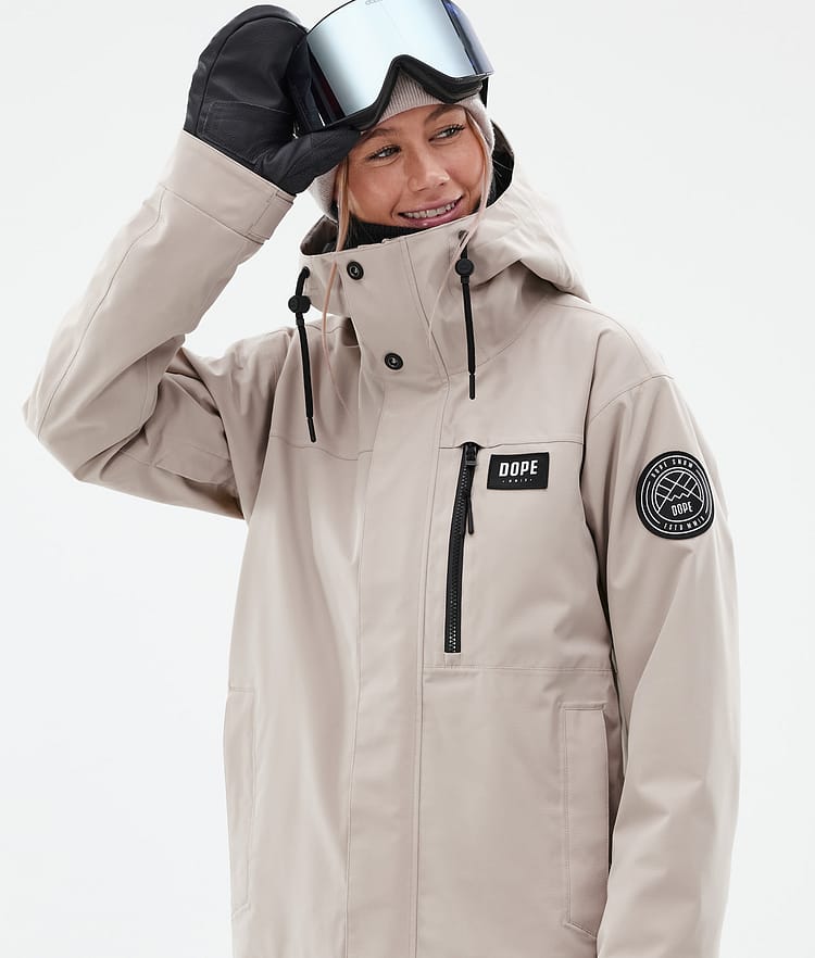 Dope Blizzard W Full Zip Snowboardjacke Damen Sand, Bild 2 von 10