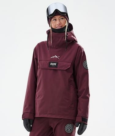 Dope Blizzard W Skijacke Damen Burgundy