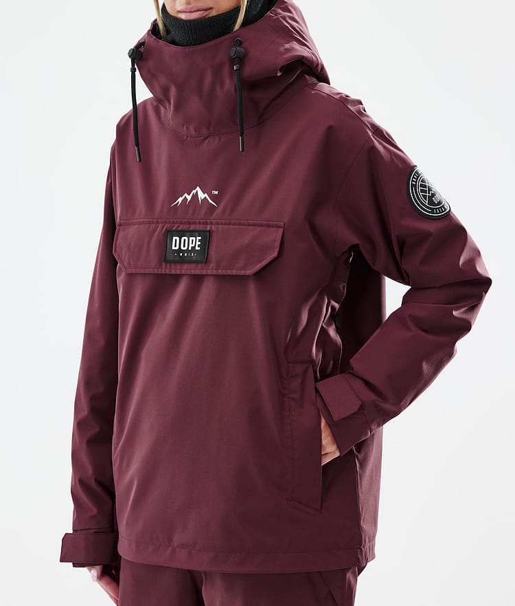 Dope Blizzard W Skijacke Damen Burgundy, Bild 7 von 8