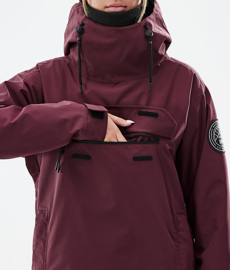 Dope Blizzard W Snowboardjacke Damen Burgundy, Bild 8 von 8